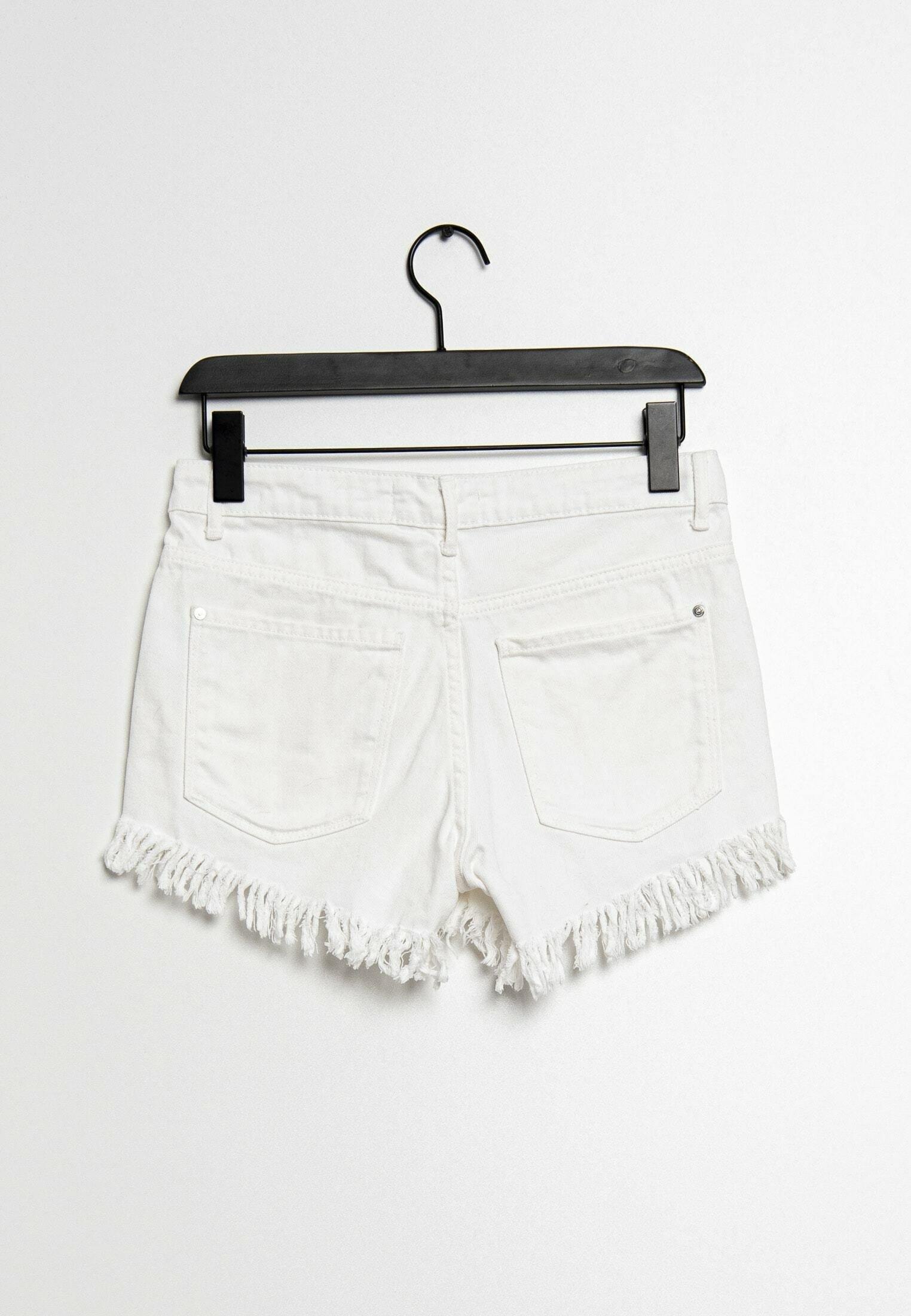 Mango Shorts vaqueros - white/blanco - Zalando.es