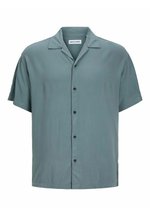 JACK & JONES Jjhawaii AOP Men's SS Shirt, Chambray Blue, S