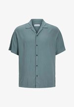 JACK & JONES Jjhawaii AOP Men's SS Shirt, Chambray Blue, S JACK & JONES Jjhawaii AOP Men's SS Shirt, Chambray Blue, S