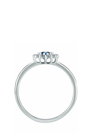 1 SAPHIR - Ring - weißgoldfarben