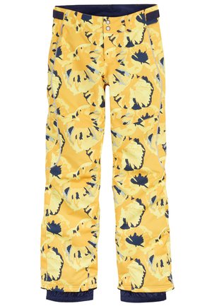 Skibroek - yellow aop w/ brown