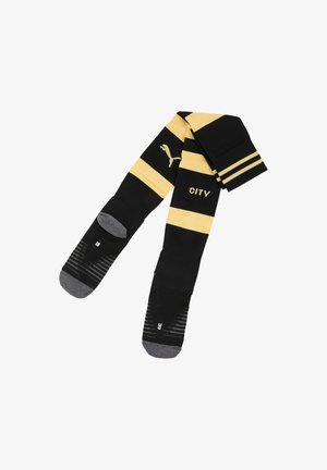 Puma, PUMA MANCHESTER CITY REPLICA STRIPED STRUMPFSTUTZEN AWAY REPLICAS - - Squadra - schwarz