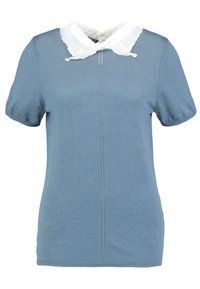 NAF NAF Print T-shirt - light blue