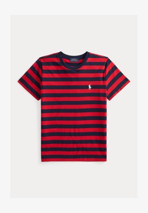 Polo Ralph Lauren, STRIPED COTTON JERSEY TEE - T-shirt imprimé - hunter navy red