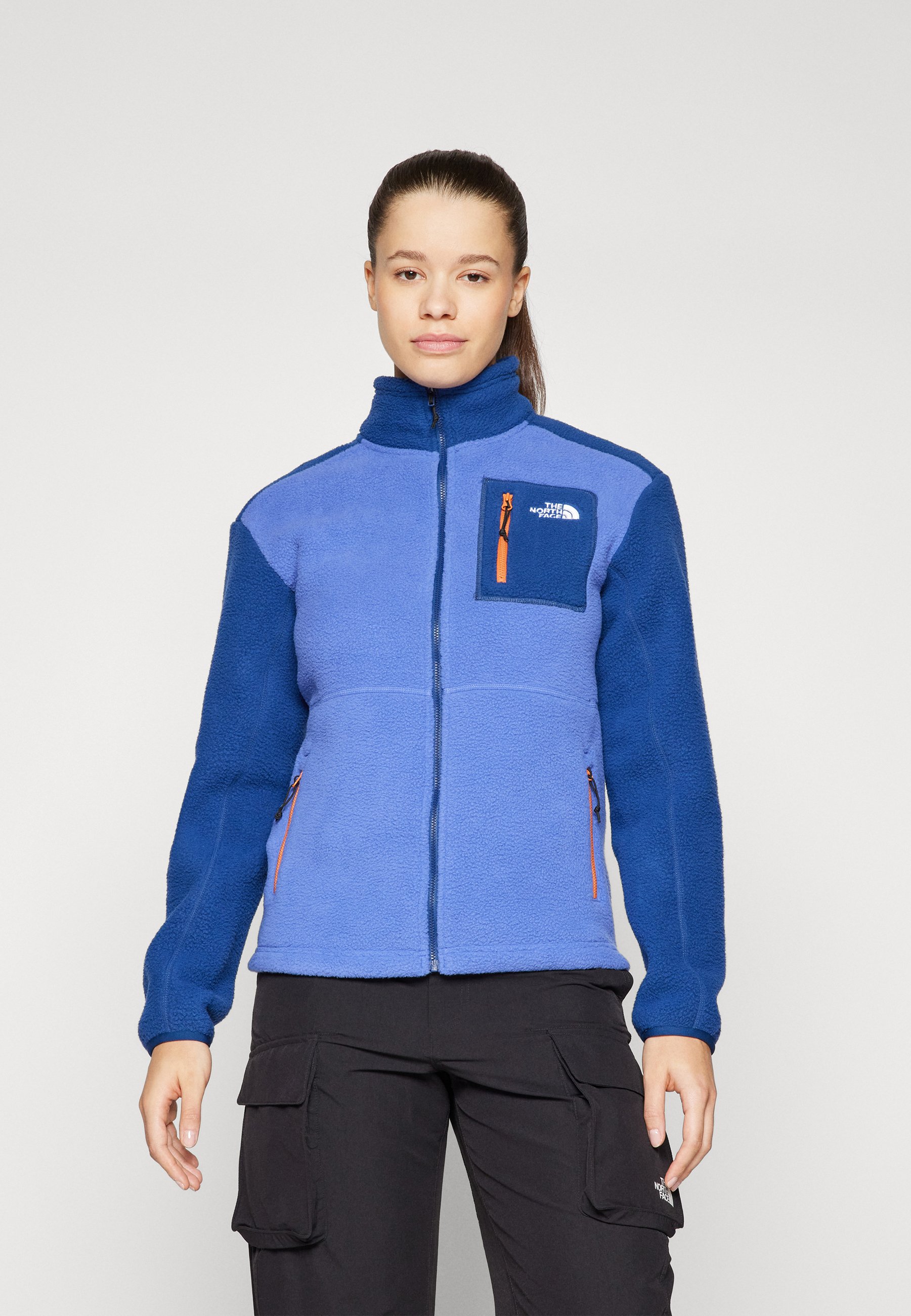売れ筋商品|||ノースフェイス パーカー・スウェットシャツ レディース アウター GLACIER HEAVYWEIGHT 1/2 ZIP - Fleece jumper - indigo plum/estate blue/summit navy The North Face GLACIER HEAVYWEIGHT half ZIP JACKE