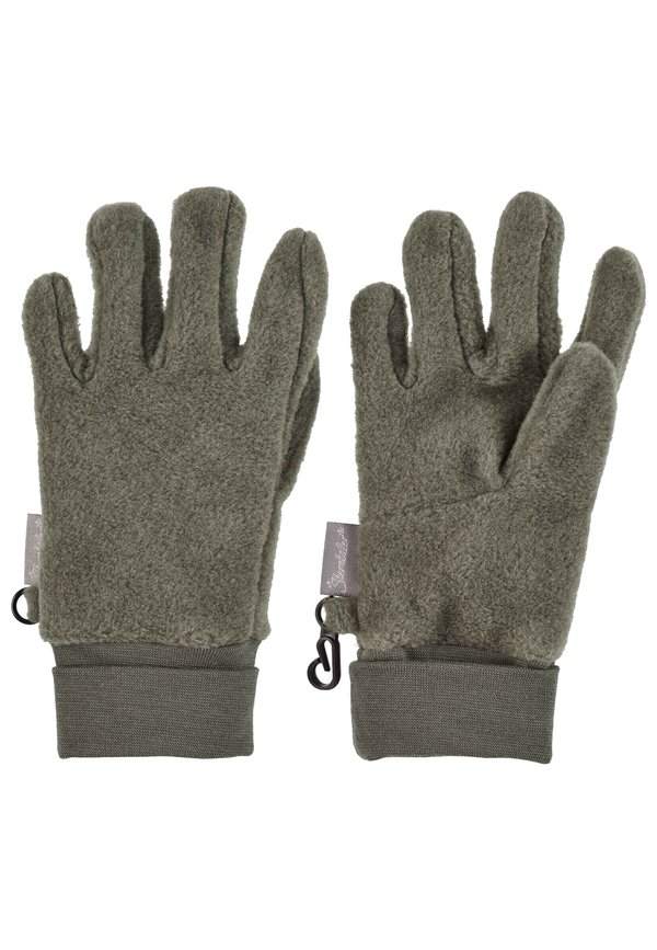 FINGERHANDSCHUH MICROFLEECE - Fingerhandschuh - grünfarbig
