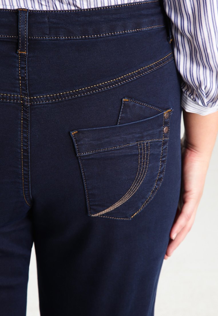 Zizzi GEMMA - Jeans a sigaretta - blue denim/blu denim - Zalando.it