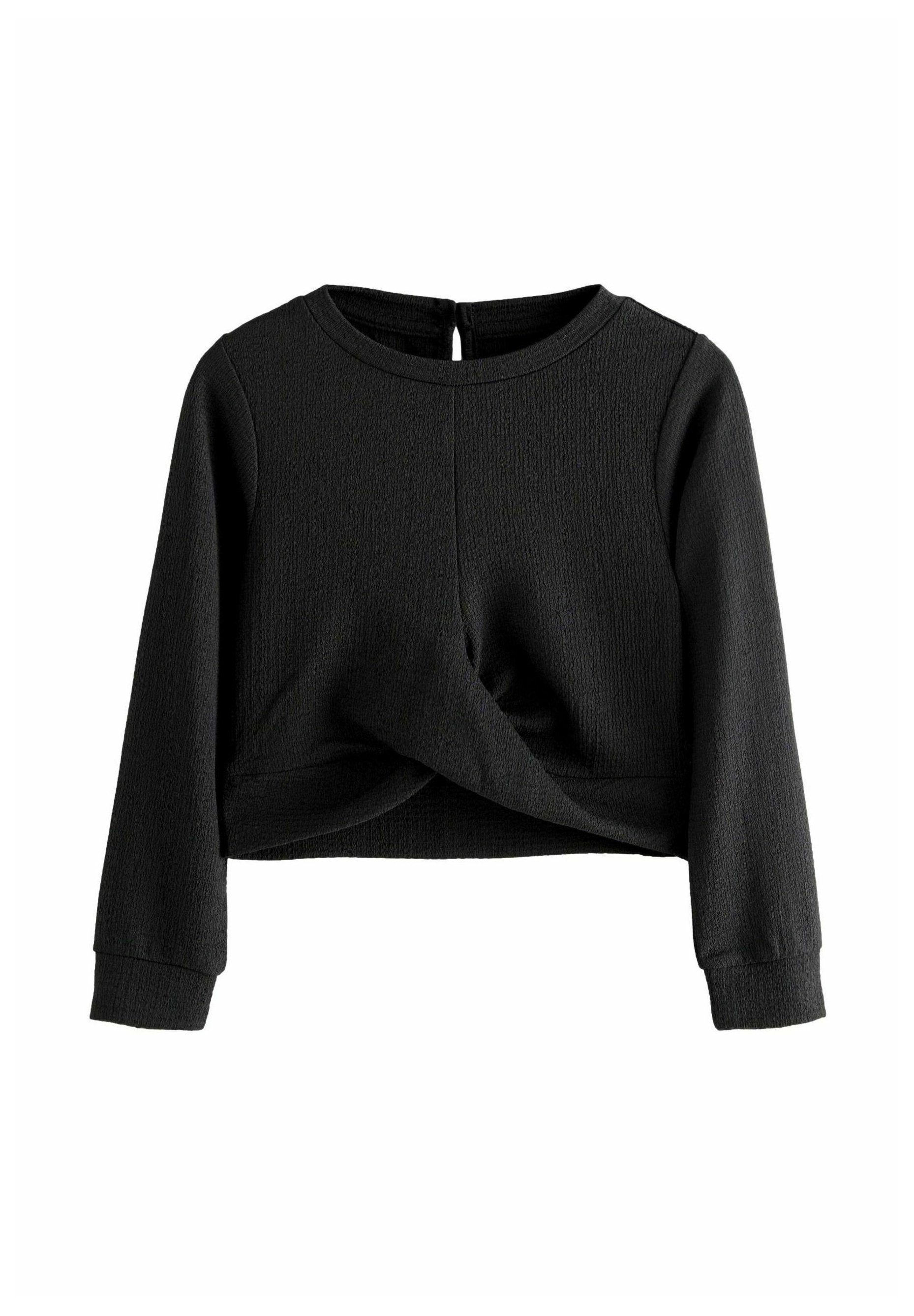 Tee-shirt À Manches Longues Fille Nella Noir KIDS ONLY