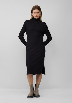 Strickkleid - schwarz