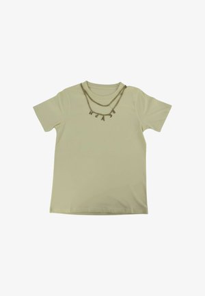 John Richmond, SILVIAN HEACH SEKOK - T-shirt con stampa - beige