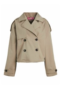 JXCARLIE SHORT TRENCHCOAT - Trenchcoat - beige