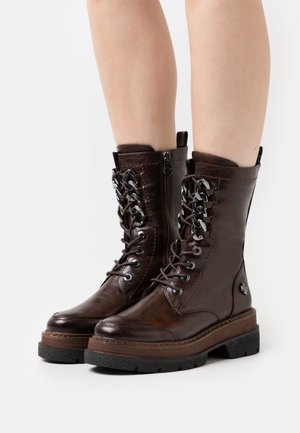 Marco Tozzi, Bottes à lacets - brown