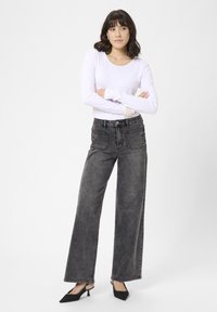 Kaffe Platėjantys džinsai - grey vintage wash