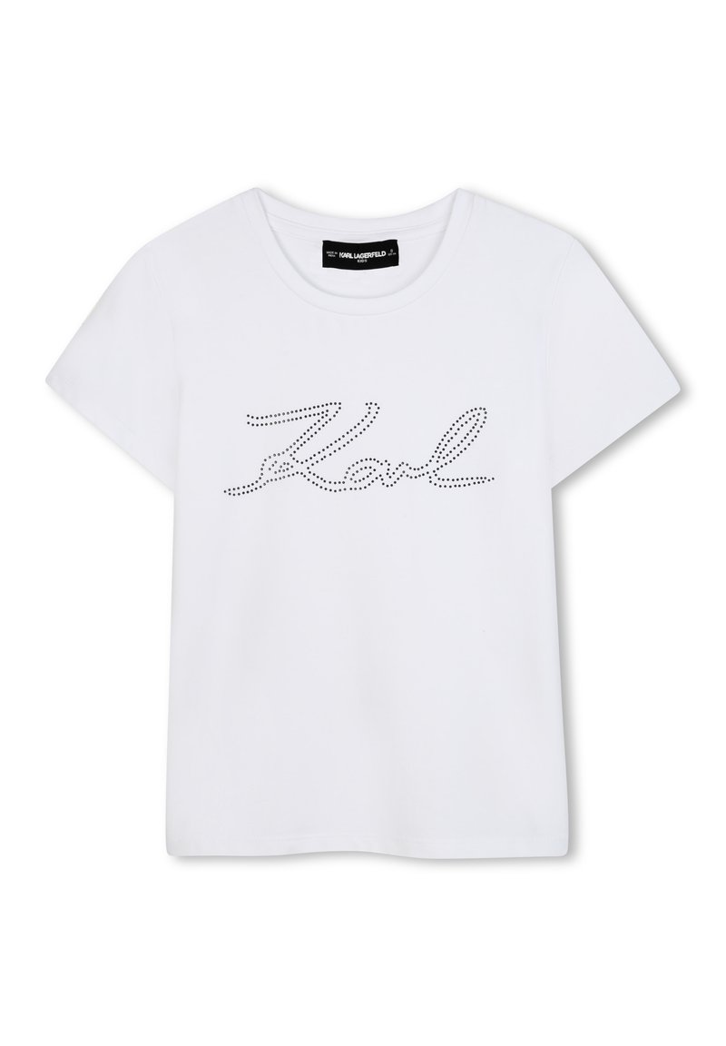 KARL LAGERFELD KIDS T-shirt print wit KARL LAGERFELD KIDS T-shirt print wit