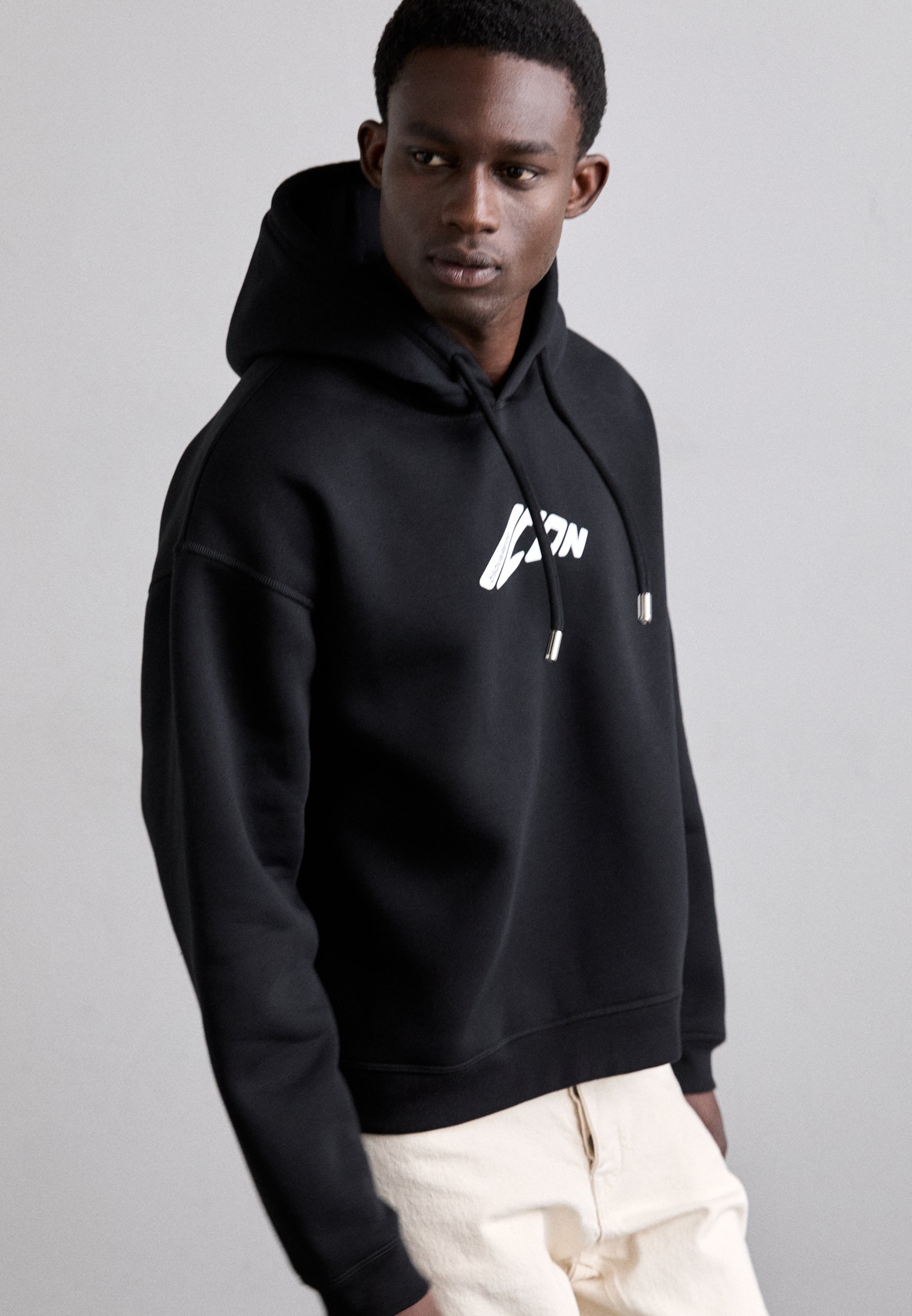 DSQUARED2 ICON RELAX FIT HOODIE - Hoodie - black - Zalando.co.uk