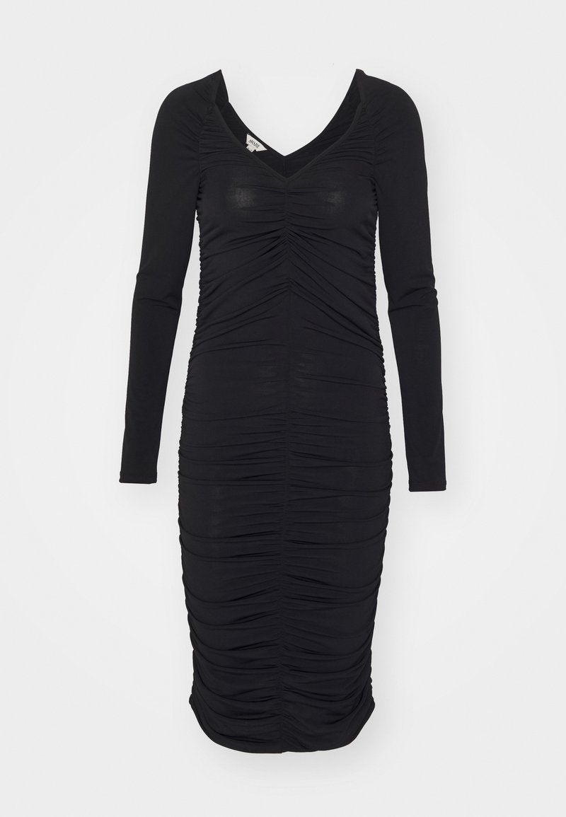 Vero Moda VMGILSA V NECK CALF DRESS - Φόρεμα ημέρας - black