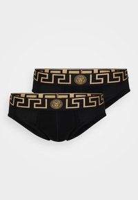 Sélectionné, black/gold-coloured