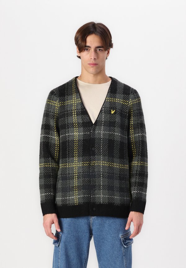 BRUSHED TARTAN  - Cardigan