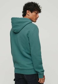 Superdry & Co NEON VINTAGE LOGO - Felpa con cappuccio - hydro blue