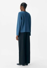 Object OBJREYNARD O-NECK NOOS - Strickpullover - dark denim
