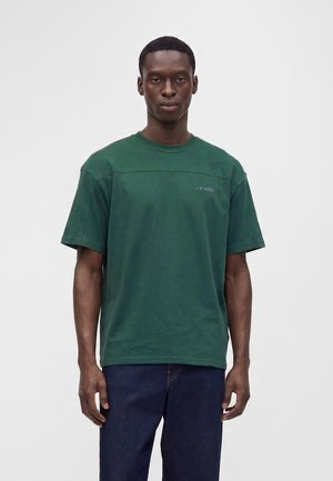 ARKK Copenhagen, HEAVY TEE - Обикновена тениска - dark green