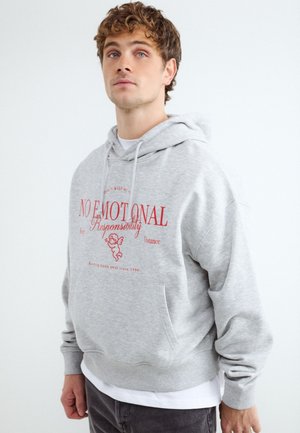 Balmohk, Jersey con capucha - medium grey melange