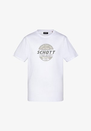 Schott, T-shirt imprimé - white