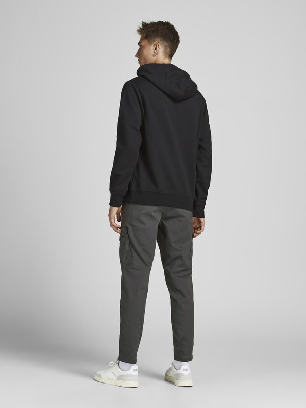 JJIACE JJDEX TAPERED - Cargo trousers - asphalt solid2