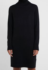 BOSS Stickad klänning - black