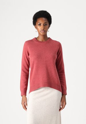 Davida Cashmere STRAIGHT O-NECK - Jumper - rust red
