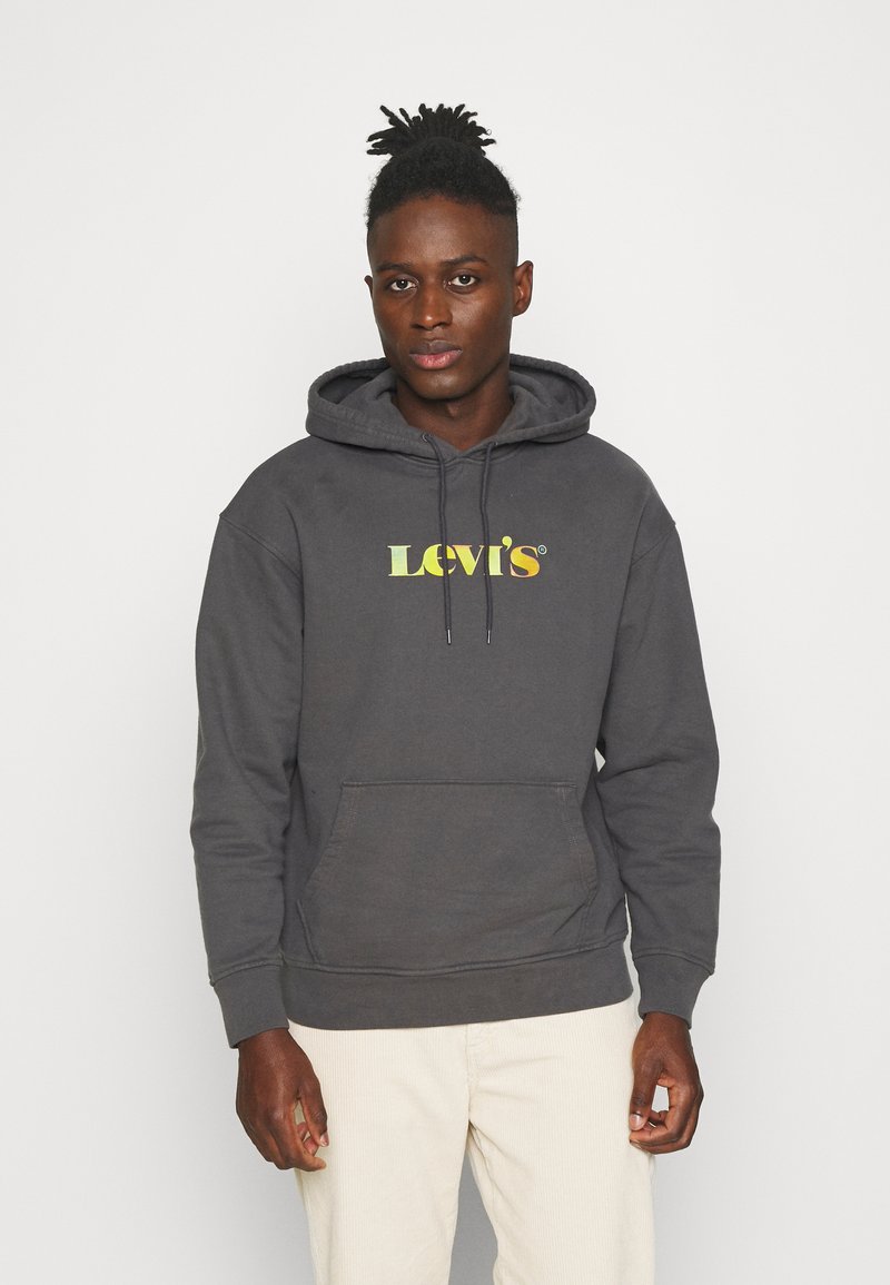 Levi's® RELAXED GRAPHIC - Sweatshirt com capuz - black