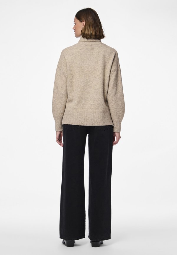 PCMALOU ROLLNECK NOOS BC - Jumper - taupe gray3