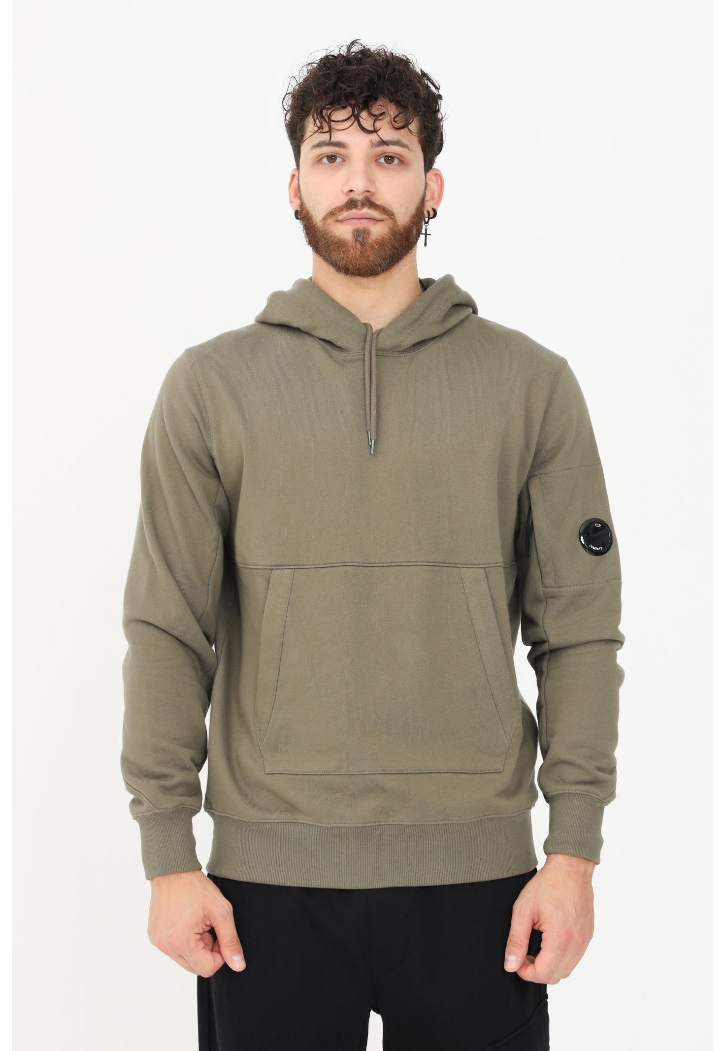 C.P. Company Felpa con cappuccio - stone gray/grigio - Zalando.it