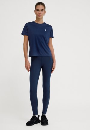 Hummel PULSE  - Sports T-shirt - dress blues