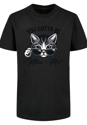 Print T-shirt - schwarz