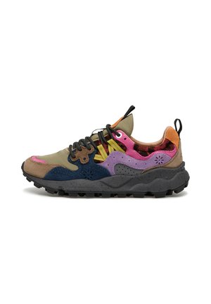 YAMANO - Trainers - grün-braun-