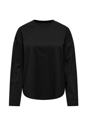 ONLY, T-SHIRT ONLHAPPY T-SHIRT - Camiseta de manga larga - black