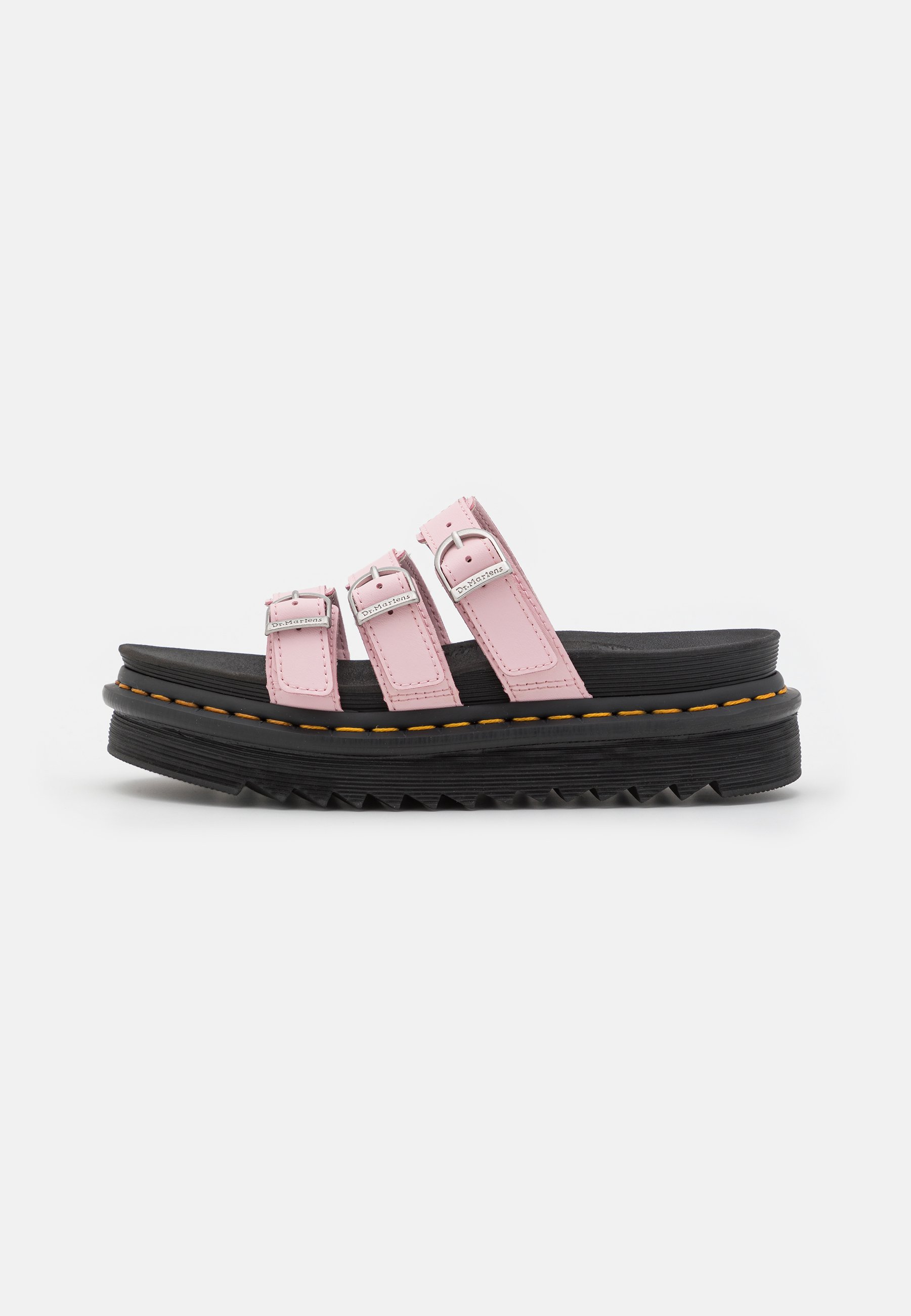 Dr. Martens BLAIRE SLIDE - Sandalias - chalk pink hydro/rosa - Zalando.es