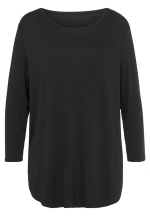 LASCANA Blusa - schwarz