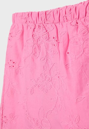 Stradivarius, EMBROIDERED SHORTS - Short - mottled light pink