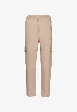 Beezid kergest kangast cargo püksid, elastse vööga, paelaga sulgemisega ja nelja küljetaskuga.