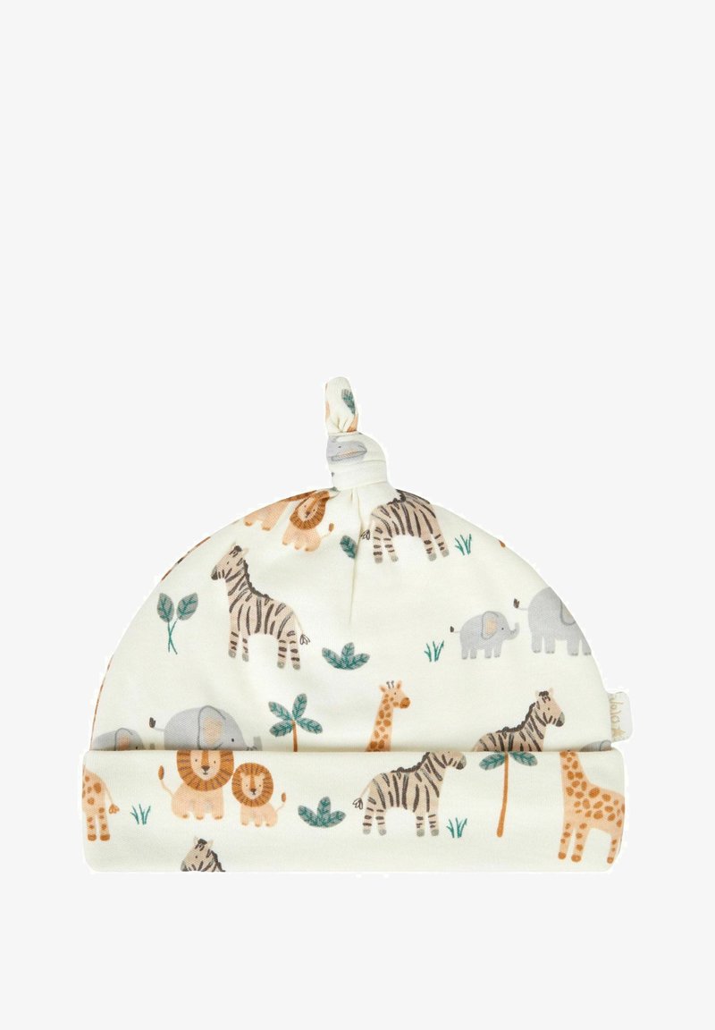 JoJo Maman Bébé SAFARI PRINT - REGULAR FIT - Čiapka - cream
