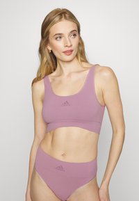 adidas Sportswear SCOOPED BRALETTE REMOVABLE COOKIES - Corpete - magic mauve