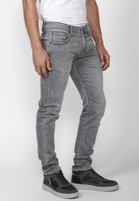 Koroshi Blugi slim fit - denim gris grey denim