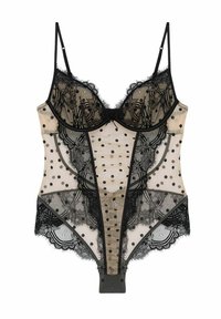 Yamamay DELICE INTIMO - Body - nude-black polka dots/nude - Zalando.nl