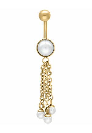 Wildcat, DANGLING SYNTHETIC PEARL BANANABELL - Piercing - Gold