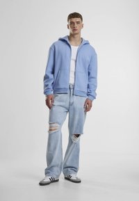 Urban Classics Mikina so zipsom - powderblue