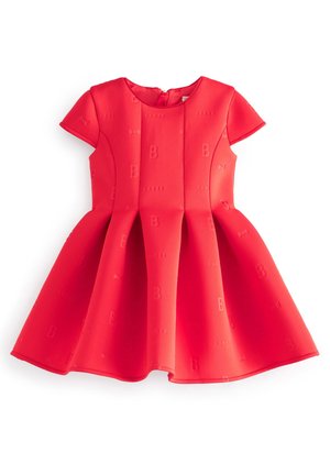 BAKER BY TED BAKER PINK EMBOSSED SCUBA DRESS - Dnevna obleka - red