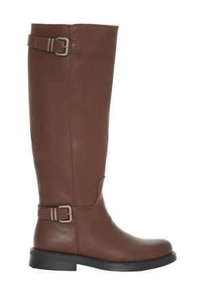 CAVALIÈRES - Bottes de cowboy / motard - marron