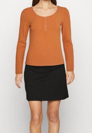 Langarmshirt - brown